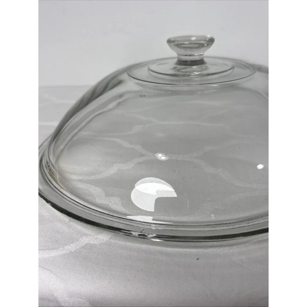 Original Rival Crock Pot Oval Glass Cover Lid Only  3860 3745 3755 3756 Chipped
